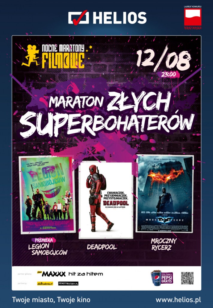 Maraton Złych Superbohaterów w kinach Helios!