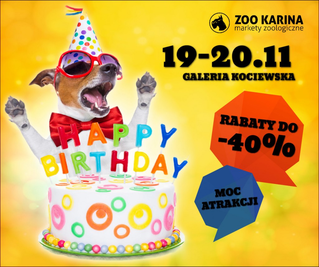 Impreza urodzinowa Zoo Karina w GALERII KOCIEWSKIEJ!