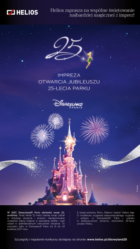 Odwiedź magiczny Disneyland® Paris z kinem Helios!