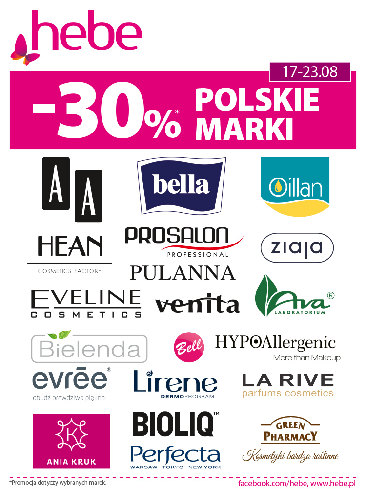 HEBE Polskie marki -30%