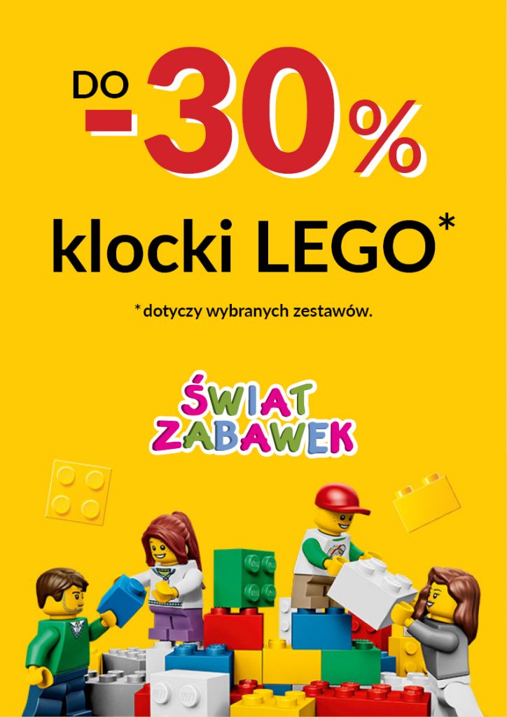ŚWIAT ZABAWEK Klocki Lego do – 30%!