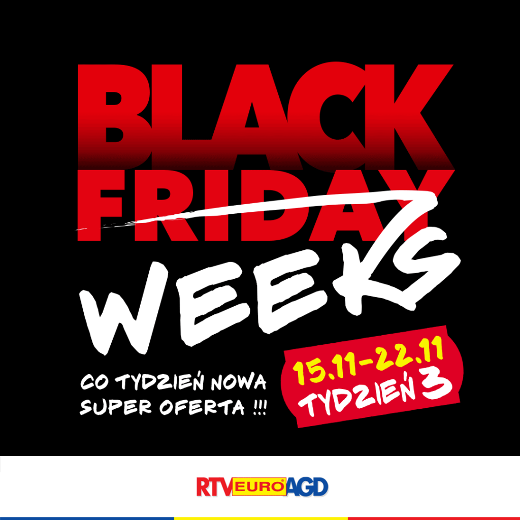RTV EURO AGD  Black Friday Weeks 3
